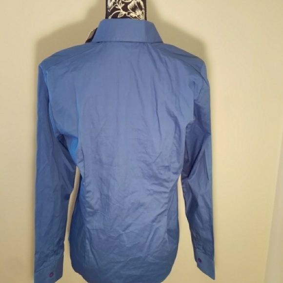 Women's M Kim Rogers petite button down blouse - Picture 5 of 8